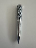 Kugelschreiber silber/blau