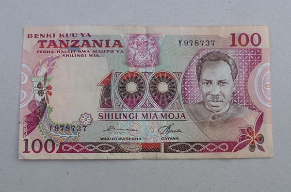 Banconote: Tanzania ++ 100 Shilingi Mia Moja – Usato da Walkringen venduto da Casablanca777