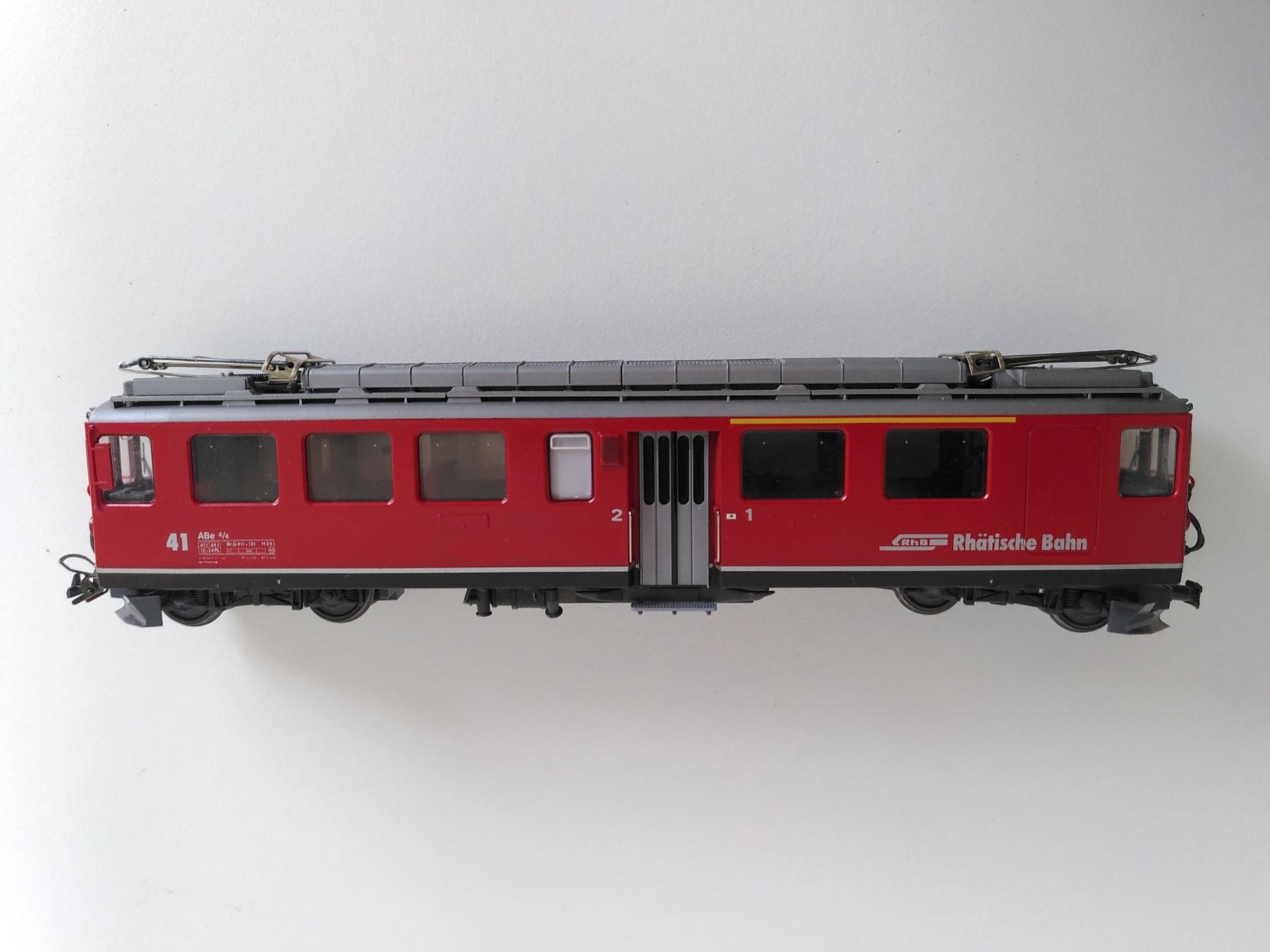 Bemo Modellini di ferrovie: Bemo RhB Bernina-Triebwagen ABe 4/4 41 H0m – Usato da Naters venduto da Luca099 2