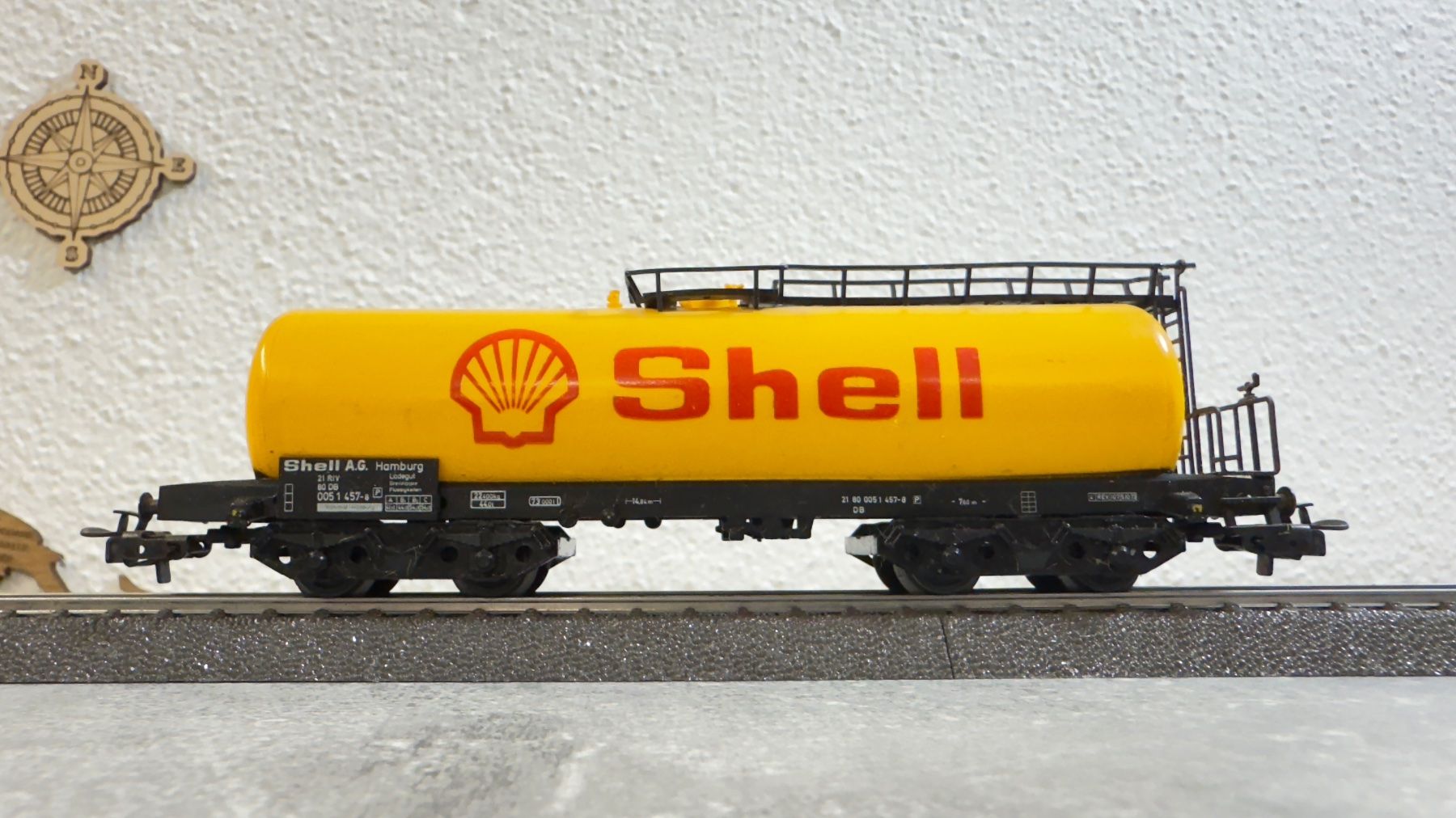Märklin Modellini di ferrovie: Märklin shell Tankwagen H0 / AC – Usato da Schlieren venduto da rat_lq6b 2
