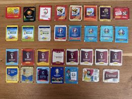 31x Verschiedene Panini Tüten EM WM 2000 2004 2010 2012 usw.