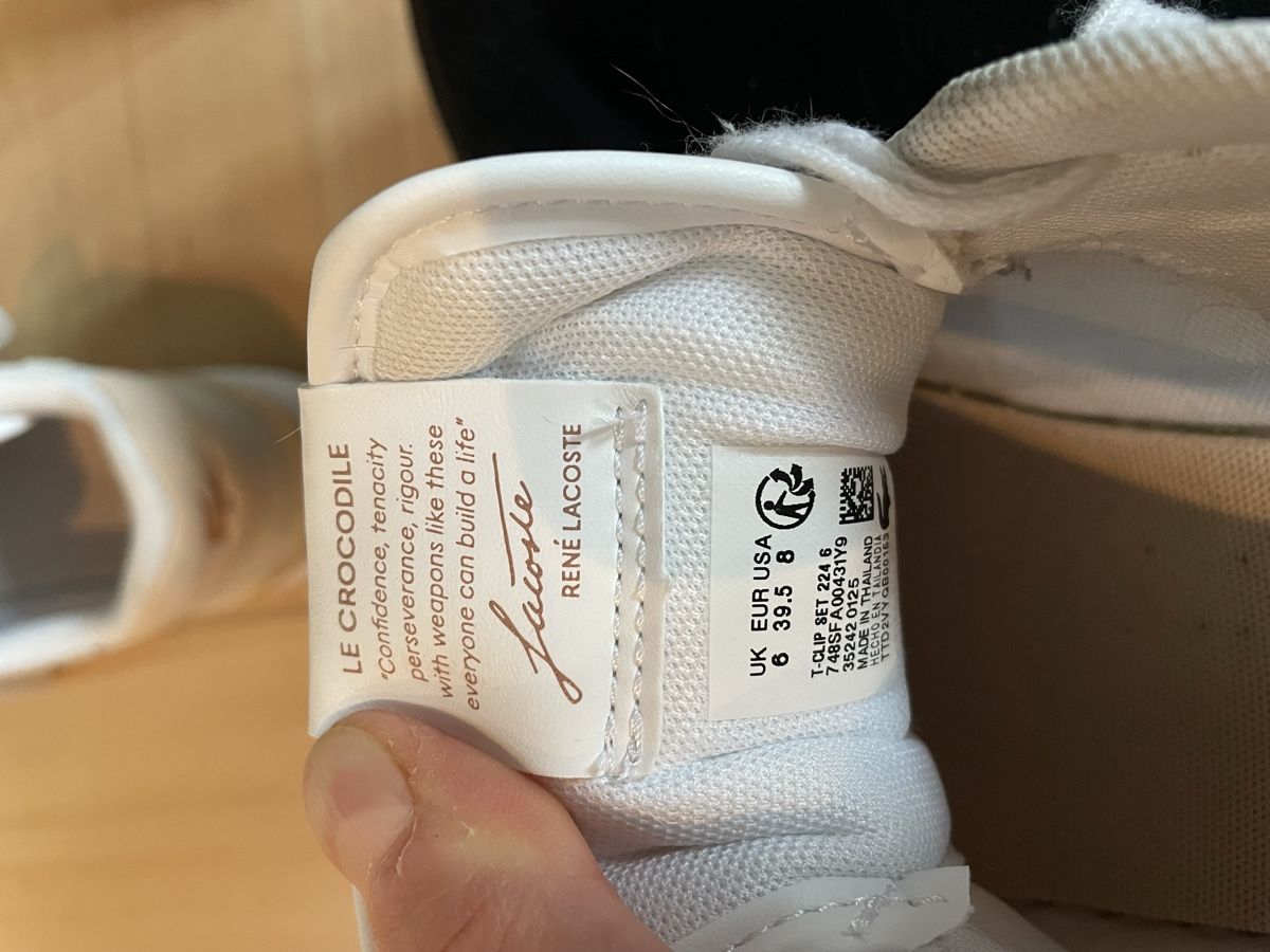 Lacoste Chaussures femmes: Lacoste Sneaker weiss – D'occasion à Winterthur par Xavira 3