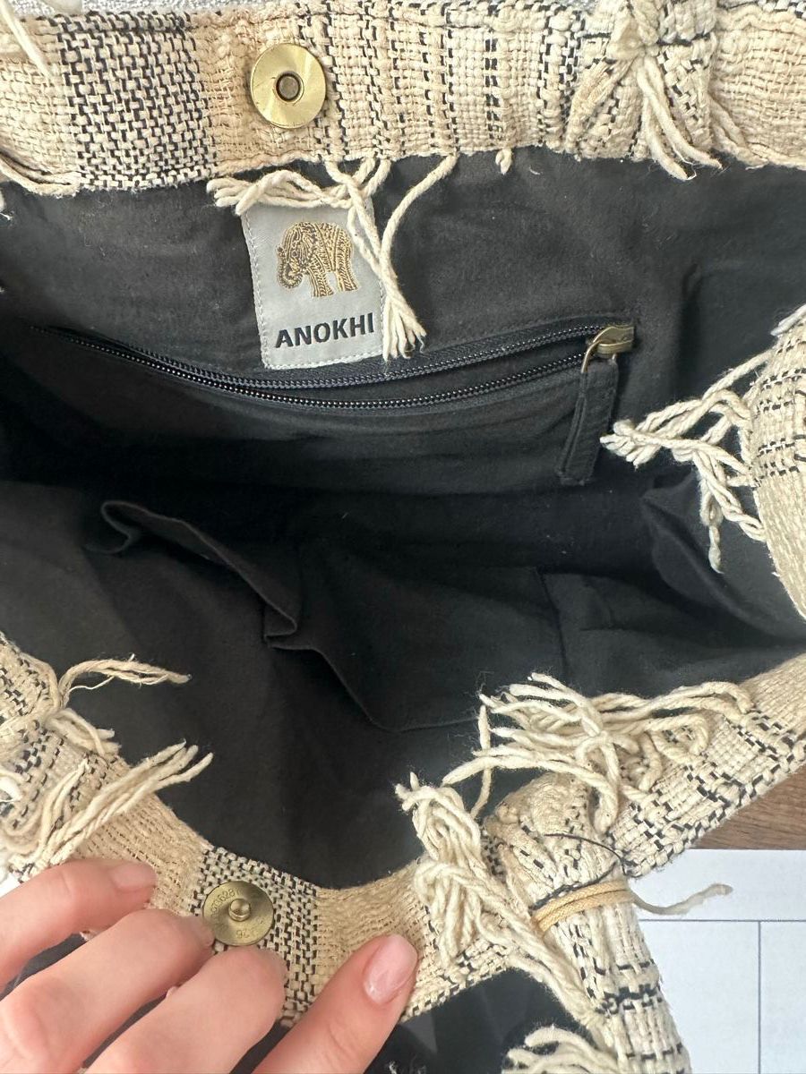 Borse da donna: Anokhi Sommer Tasche, beige mit Fransen – Usato da Freienbach venduto da SandraN. 4