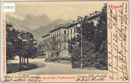 Bad Ragaz - Hotel Quellenhof - Vorderansicht