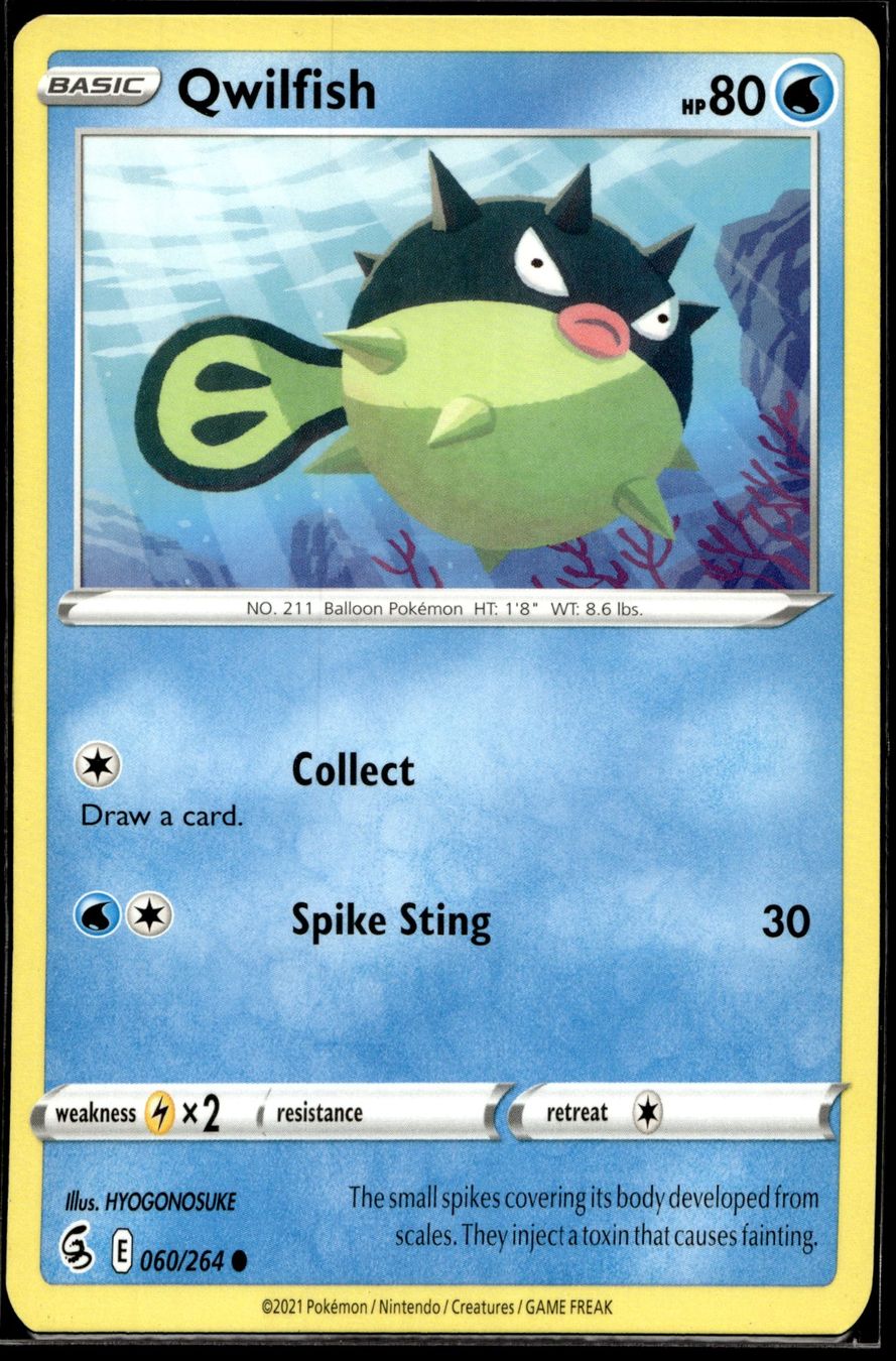 Pokémon Carte collezionabili: Qwilfish (FST EN 060/264) – Usato da Affoltern am Albis venduto da Chiesa_5