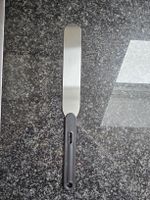 Spachtel, Tupperware, schwarz