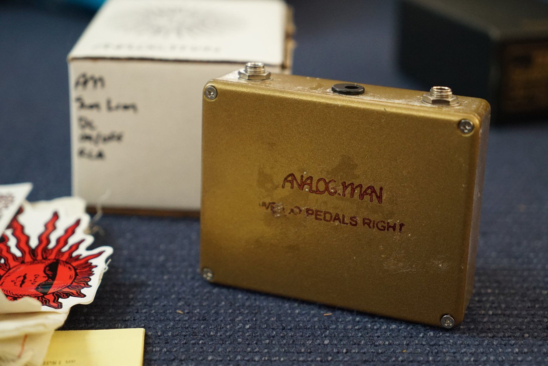 Analog Man Sun Lion Fuzz Booster Pedal ultra rar (D'occasion