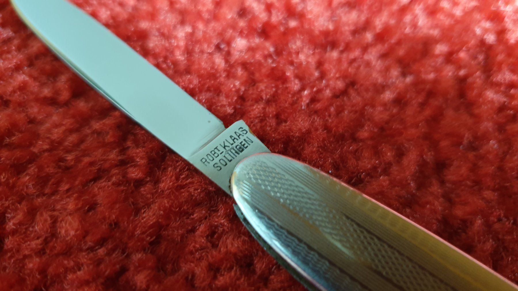 Coltelli tascabile: ROBI KLAAS  SOLINGEN WERBE-MESSER – Usato da Wengi b. Büren venduto da Ot1000 3