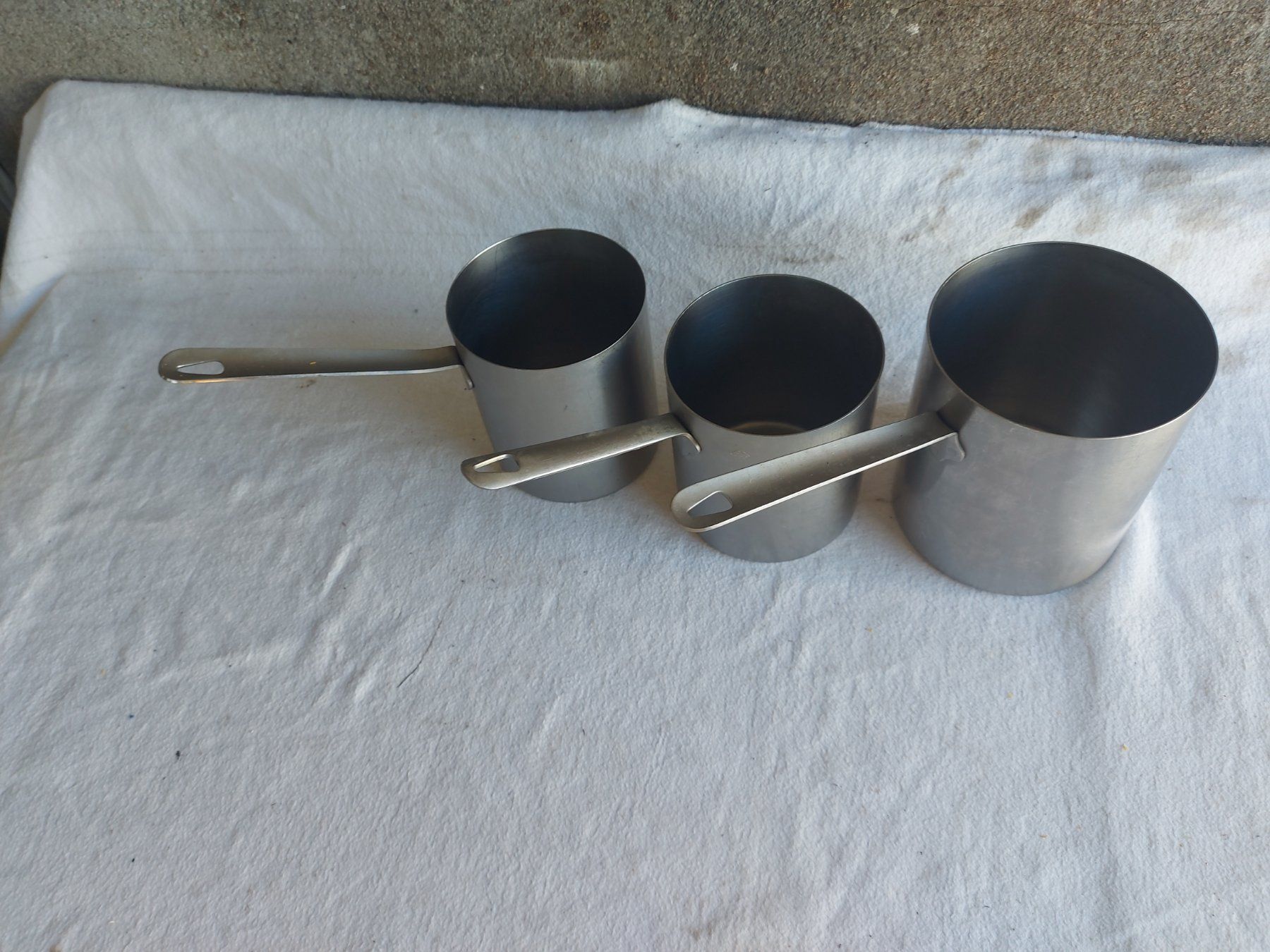 Elettrodomestici da cucina: 3er Set Becher aus Édelstall, Gastro Küche – Usato da Rheinau venduto da profitronic.shop 5