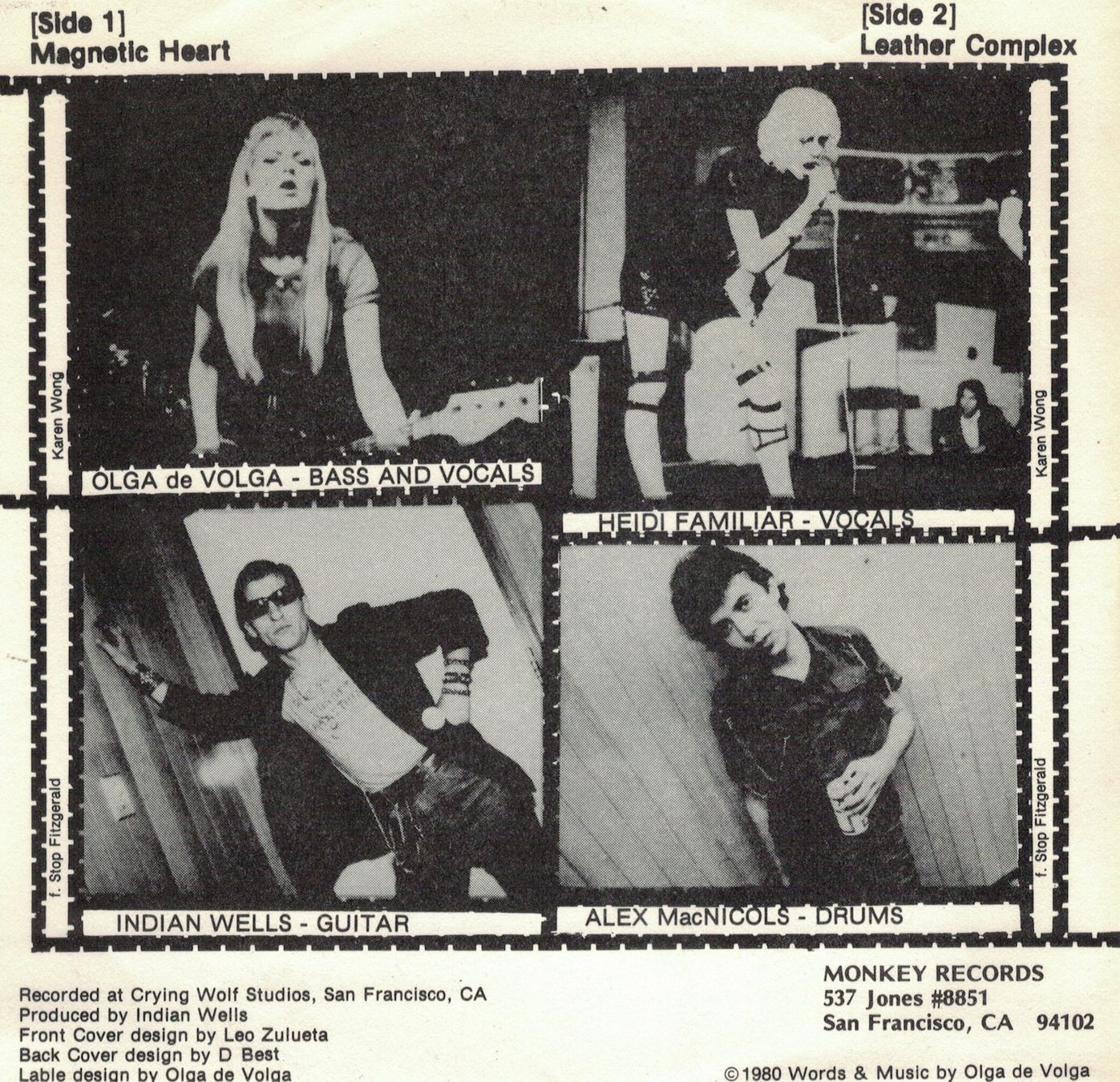 Schallplatten: VS. - Magnetic Heart / Leather Complex  7" RARE – Gebraucht aus Lugano von mdal 1