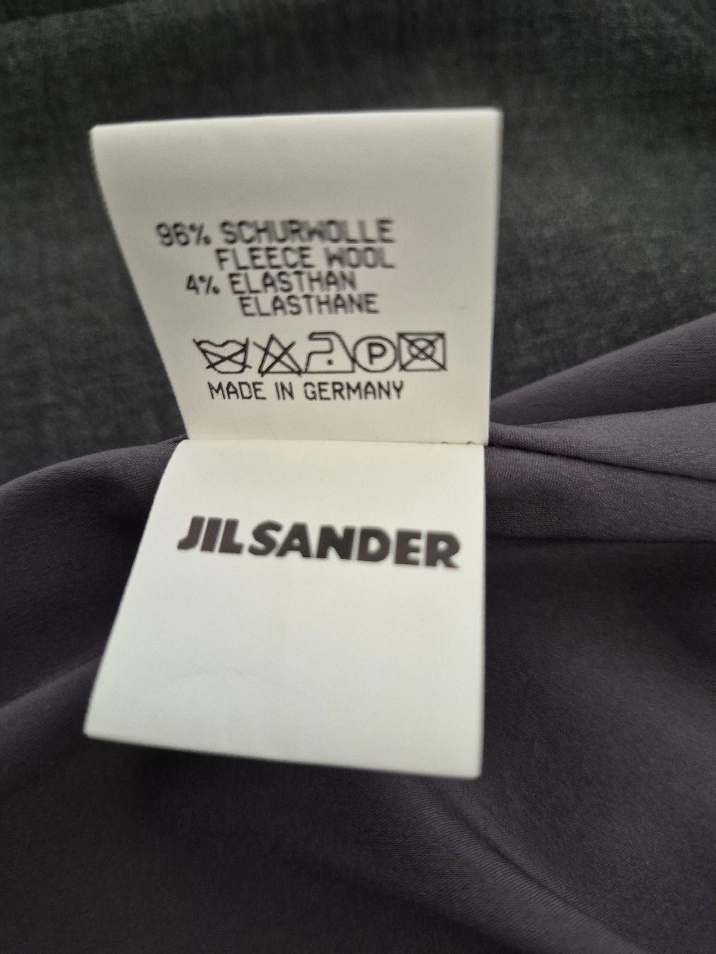 Jil Sander Giacche: Jolie vesre Jil Sander grise – Usato da Bern venduto da dasgesuchtobjekt 3