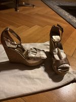 Jimmy Choo in rosé-gold Glitzer - Gr. 38