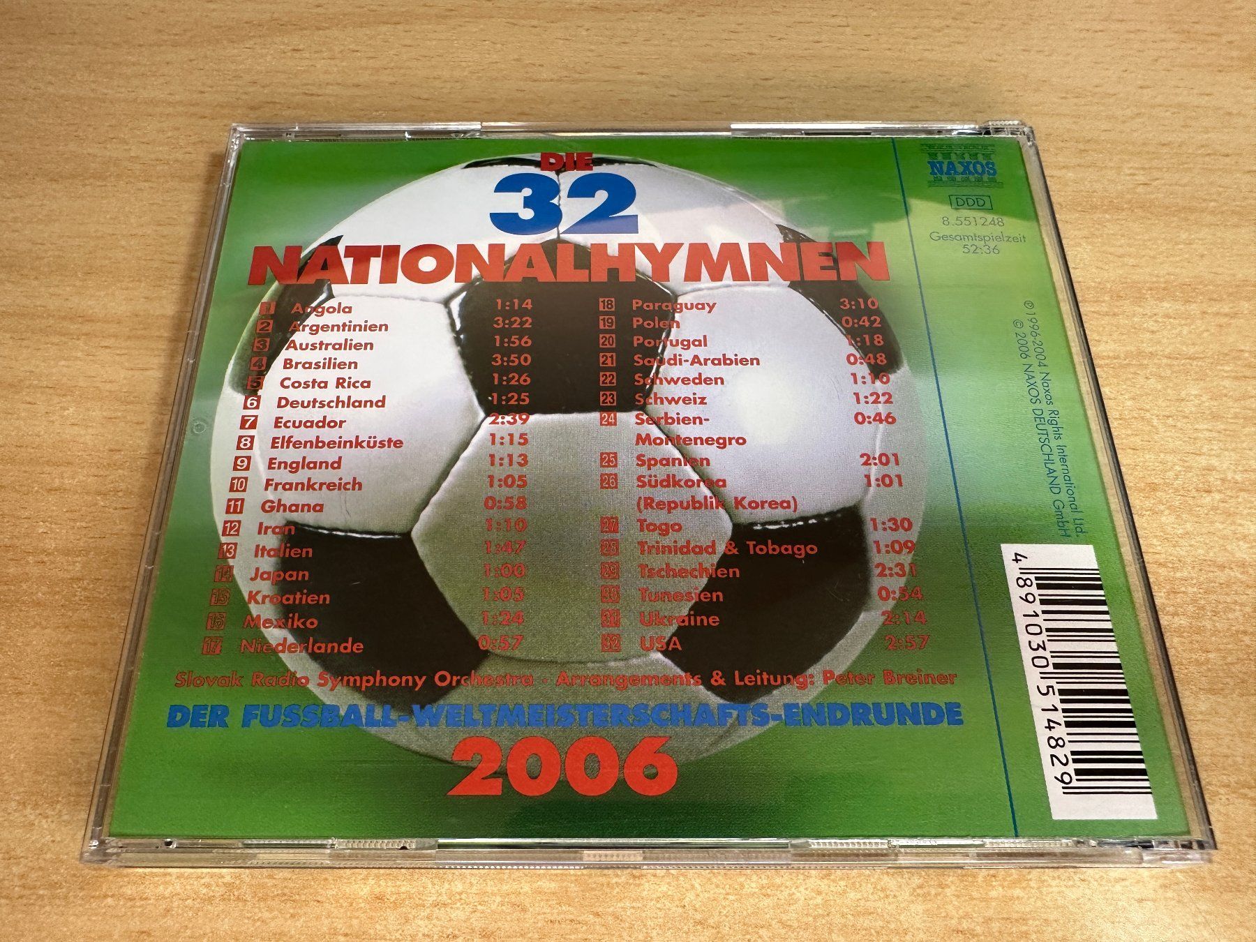 CD: B7 Peter Breiner - Die 32 Nationalhymnen – Usato da Rikon im Tösstal venduto da Alpenmutz 1
