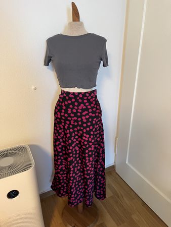 Rock mit pinken Punkten, Grösse 36, Fabienne Chapot