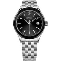 🇨🇭 Jowissa Tiro Swiss Made Herrenuhr Silber Edelstahl NEU