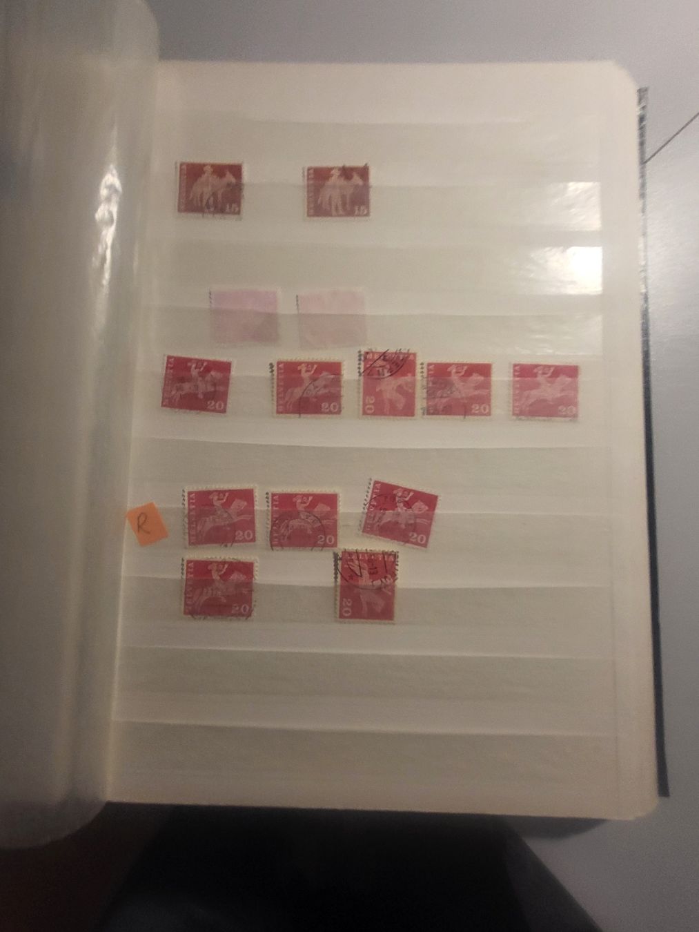 Tutti i francobolli: Briefmarken-Sammlung Schweiz, – Usato da zollbrück venduto da tulteim 1
