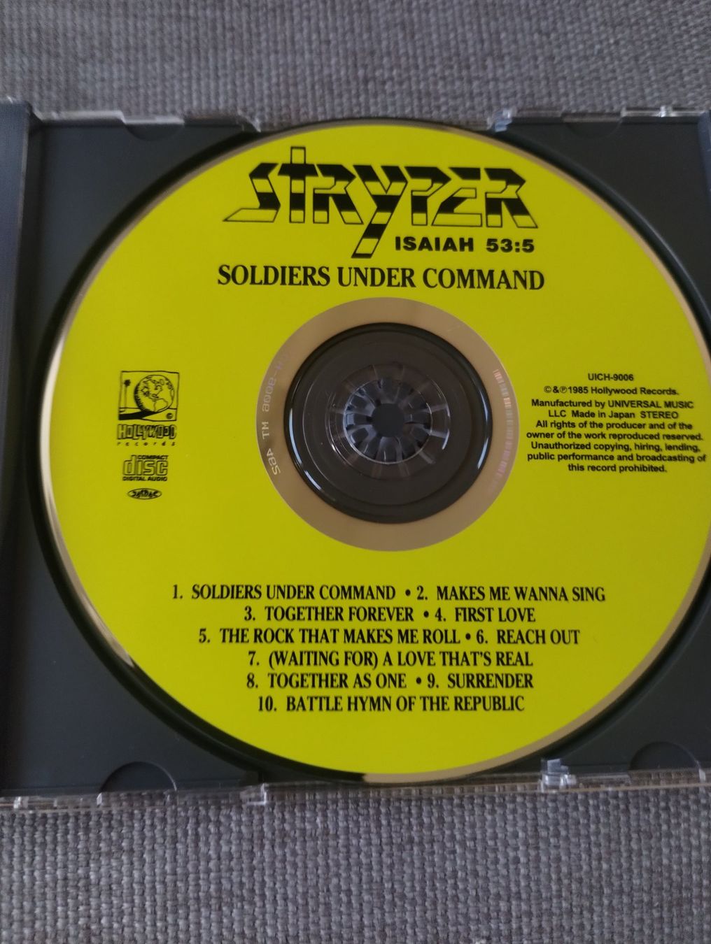 CD: Stryper " soldiers under command" – Nuovo (secondo la descrizione) da Lausanne venduto da Martinucci 2