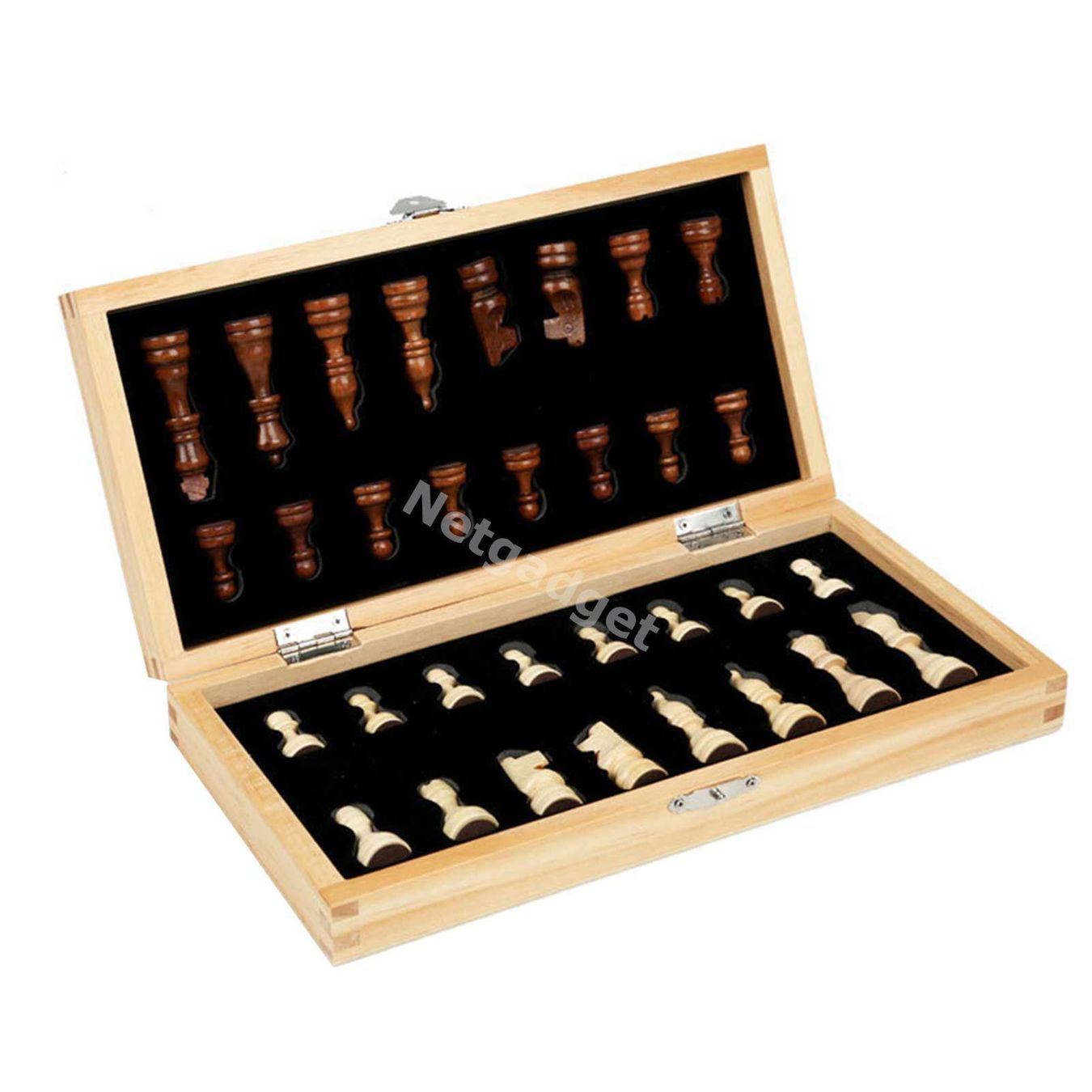 Giochi: Schachbrett aus Holz neu Chess - 29/39cm – Nuovo e nell'imballaggio originale da Yverdon-les-Bains venduto da Netgadget 4