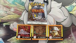 Pokemon Sticker Set Sammelbilder Neu plus offenes Pack⭐️🇺🇸