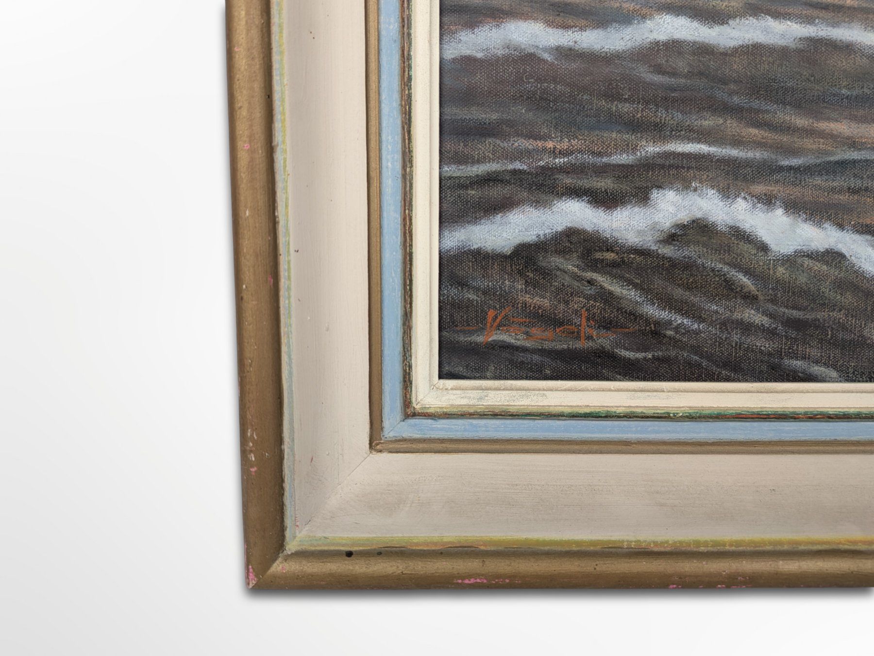 Tableaux: CH. VÖGELI Ölbild Meer – D'occasion à Suhr par Restwert_Suhr 3