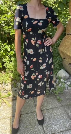 Chic Abito di viscosa COMMA tgS/M-con stampa floreale 🌸👗☀️