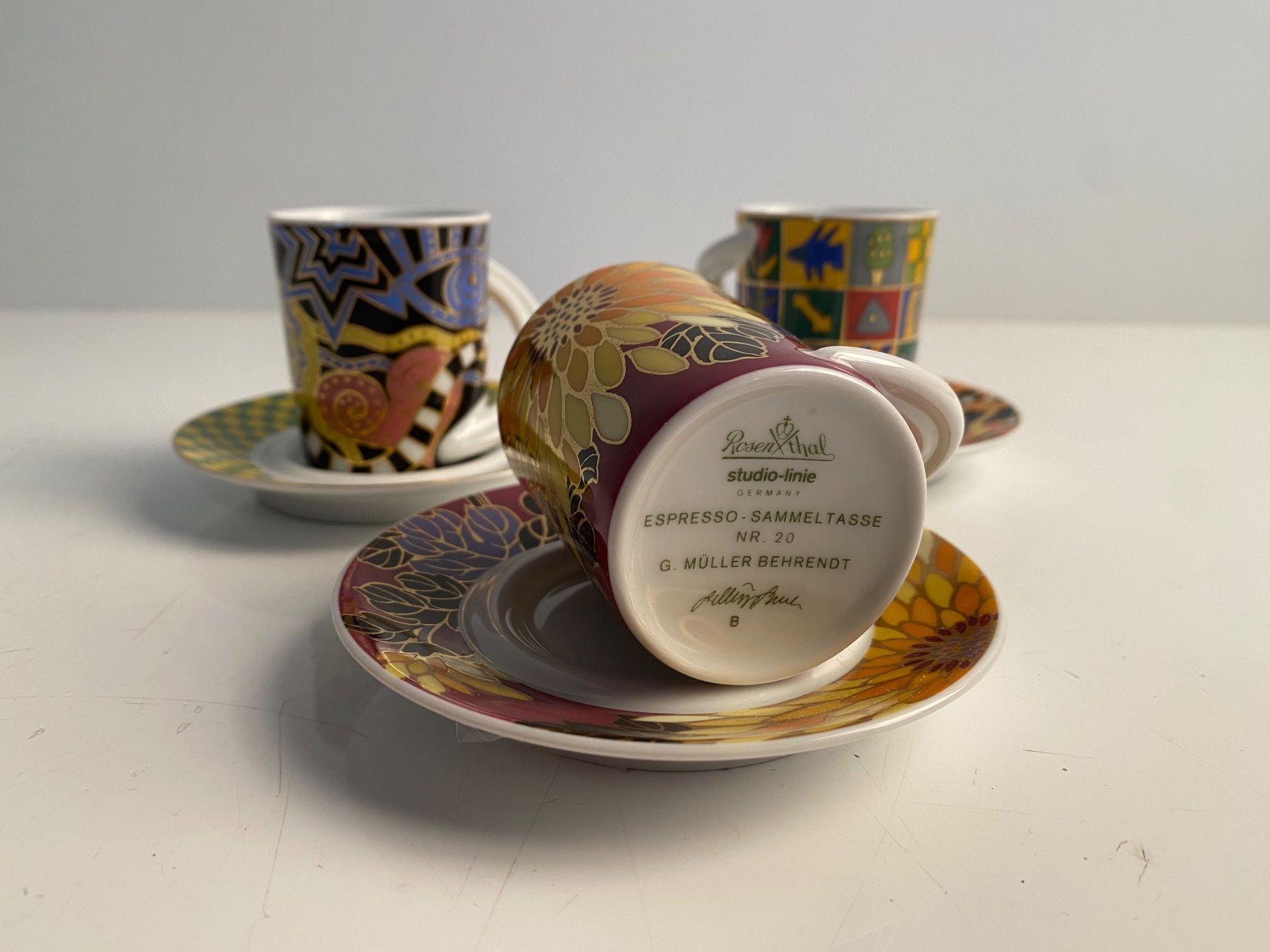 Rosenthal Tassen: 3er Set Espresso Sammeltassen Rosenthal studio-line – Gebraucht aus Küssnacht am Rigi von Brockenhaus-Rigi 5
