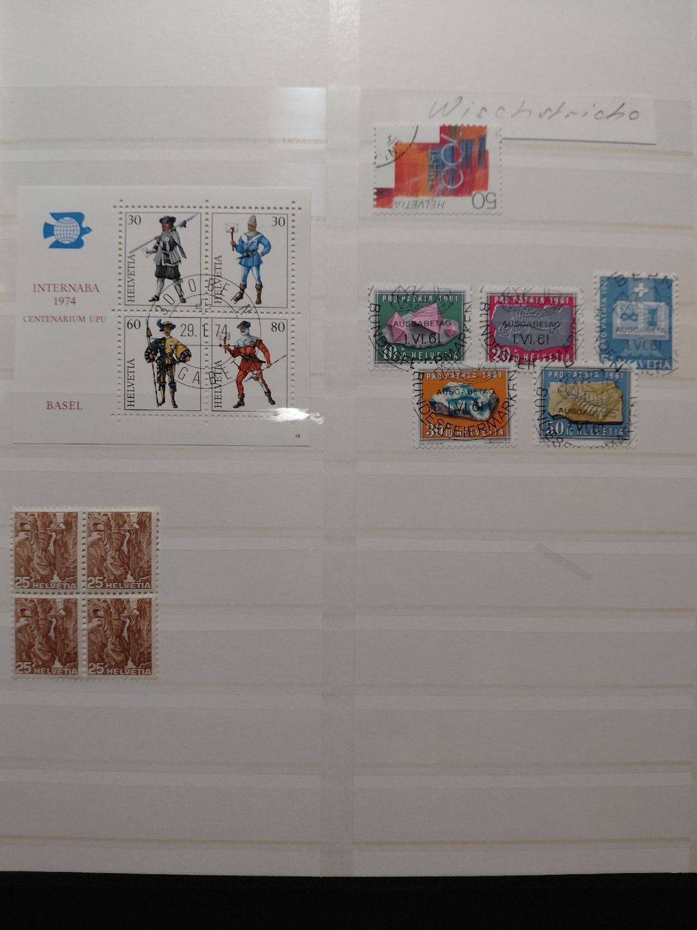 Tutti i francobolli: Album mit Schweizer Briefmarken – Usato da Riniken venduto da ChriguG75 8