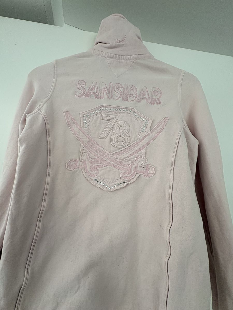 Giacche: Original  Sansibar Zipper, hellrosa mit Strass Bling Steinen – Usato da Steg im Tösstal venduto da Beckerbande 1