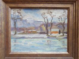 Schönes Oelbild von Francois Gos / 1937