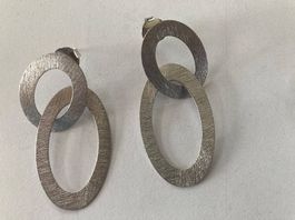 fabrikneue Ohrhänger, silber, Glambou