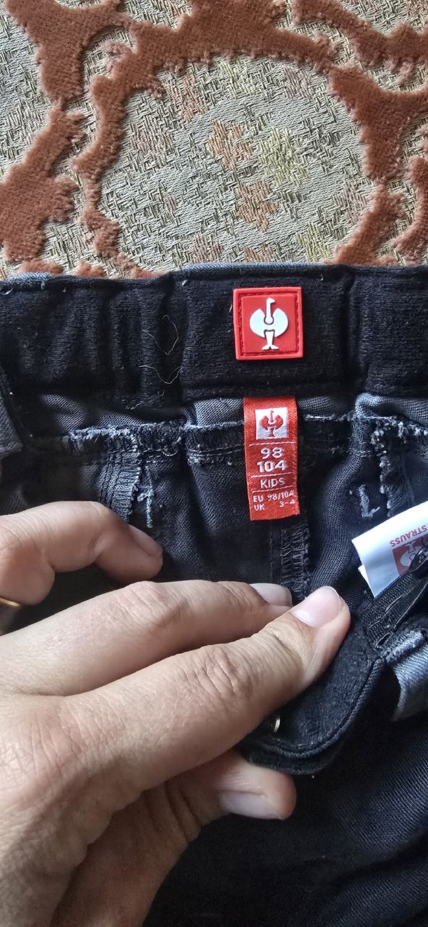 Engelbert Strauss Pantaloni: Engelbert Strauss Kinder Shorts dunkelgrau Grösse 104 – Usato da Geuensee venduto da Megi45 2