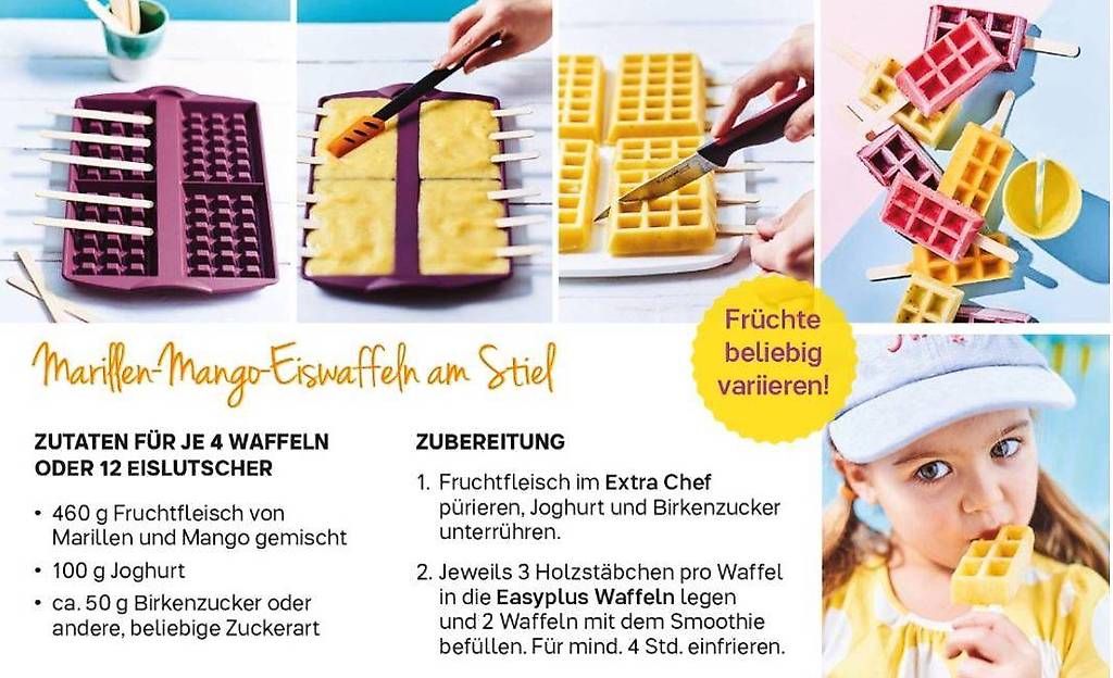 Tupperware Teglie da forno: Silikon - Waffelform, Versch. Farben " Tupperware " NEU – Nuovo e nell'imballaggio originale da Root venduto da Amone01 3
