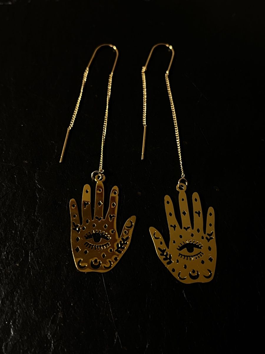 Boucles d'oreille: Boucles dorées mains qui protègent  – Neuf (Voir description) à Genève par ct_fqr8