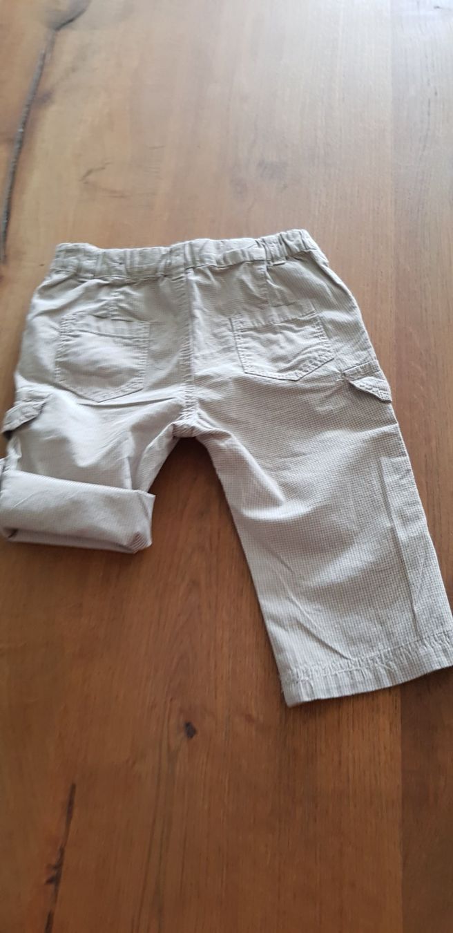 Pantaloni: Hosen beige kariert, Gr. 74 – Usato da Dietikon venduto da grafad 1