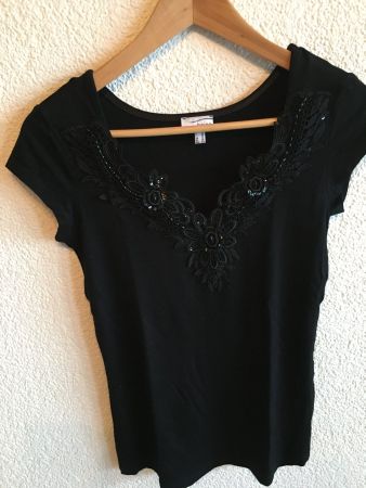 HEINE Top, Schwarz, Gr. 36
