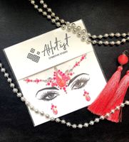 Festival Make Up Glitzer Steine Gesicht Rosita FJ-101