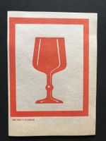 VORSICHT GLAS Original SBB 1973