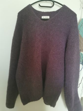 Damen Pullover Woodsage lila weich in gutem Zustand