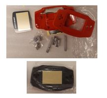 2x Cover Red and black Game Boy Advance