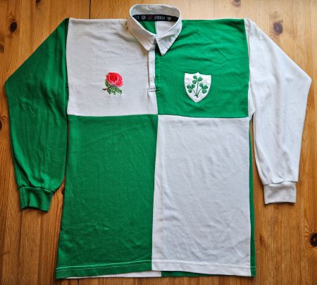 England / Irland retro Rugby Shirt Gr. L O'Neills