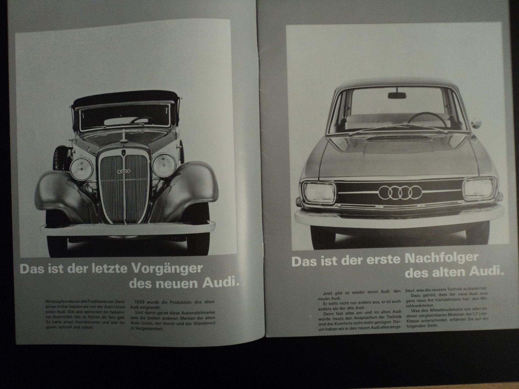 Audi Dokumente: Prospekt Audi Auto Union ca. 1966 – Gebraucht aus Schwarzenburg von modelCARama 2