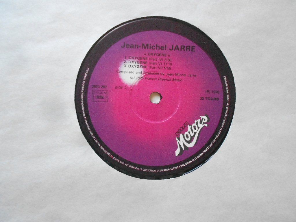 Dischi in vinile: JEAN MICHEL JARRE  -  OXYGENE – Usato da Bex venduto da Giorgiob 2