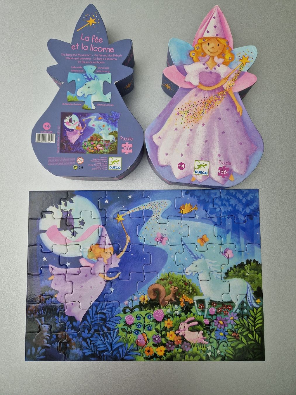 Puzzle: 2 Einhörner-/Feen-Puzzles 4+, 36 und 48 Teile – Usato da Henau venduto da ale_bc8n 2