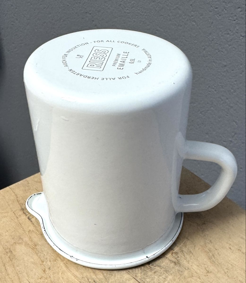 Elettrodomestici da cucina: Messbecher Riess Emaille 6 dl weiss – Usato da Rothrist venduto da Luckywinner 3