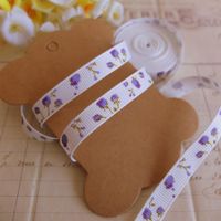 Band Ruban Grosgrain Rosen lila 4 Meter