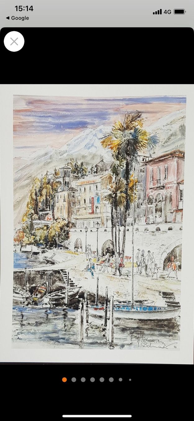 Grafica & Litografie: Kunstdrucke - Ascona 8 Stück – Nuovo e nell'imballaggio originale da Breil/Brigels venduto da Bergziege7165 4