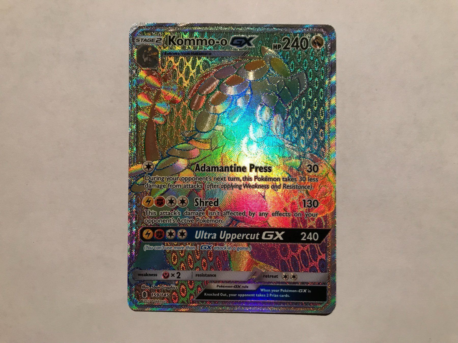 Pokémon Carte collezionabili: Kommo-O GX Rainbow – Nuovo (secondo la descrizione) da Hagendorn venduto da Pokecollectorch 1