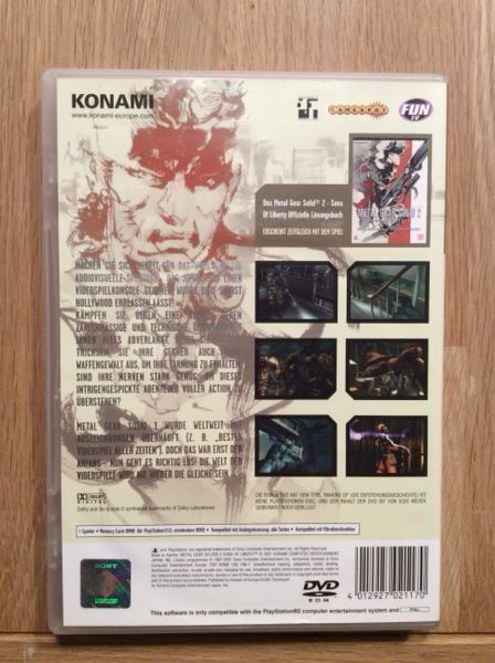 Sony Giochi: Metal Gear Solid 2 Sons of Liberty – Usato da Kestenholz venduto da Inna09 1