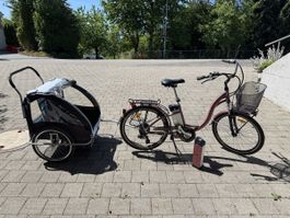 flitzerli e-Bike f2 mit Anhänger