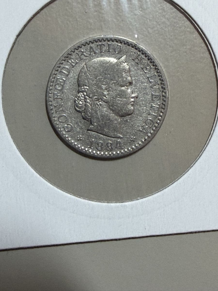 Alle Münzen: CHF 0.20 - 1884 – Gebraucht aus Payerne von Mike1682 1